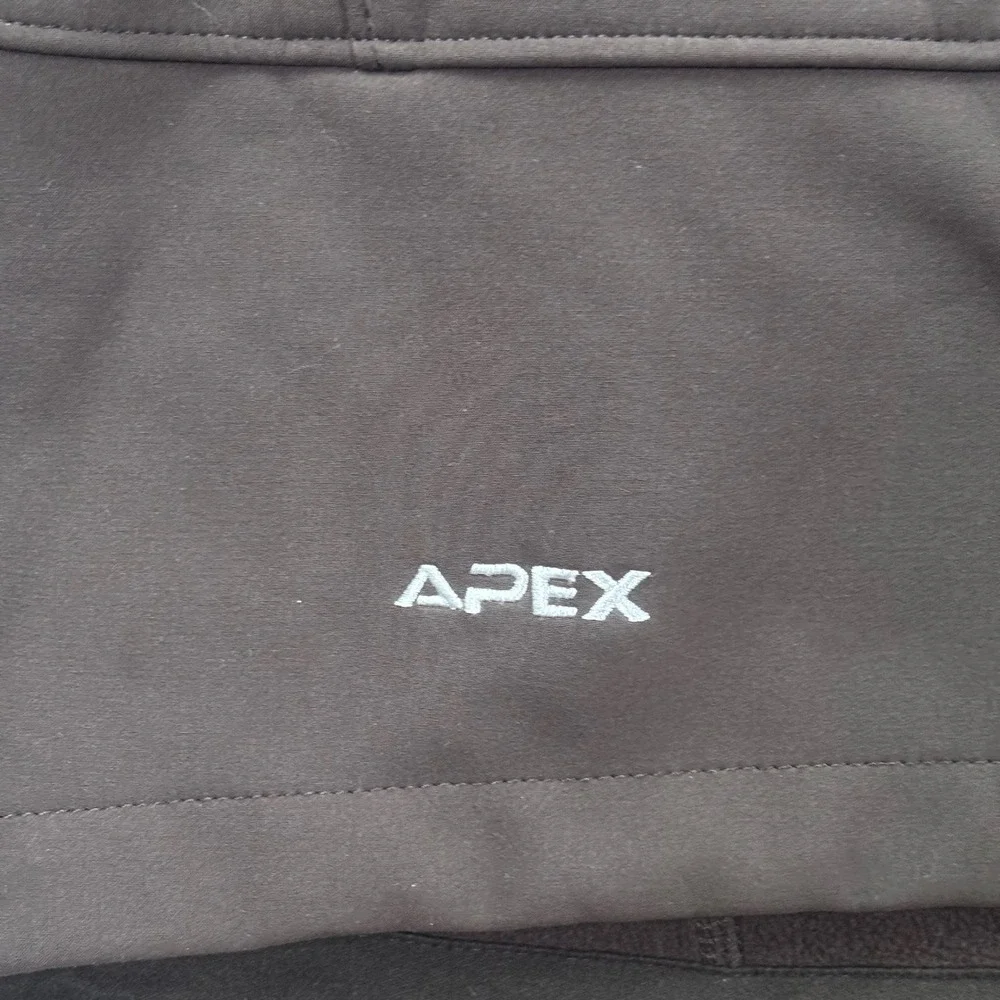 The North Face Apex Bionic Vest XXL Brown Softshell Full Zip Mens